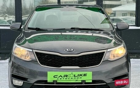 KIA Rio III рестайлинг, 2015 год, 949 000 рублей, 5 фотография