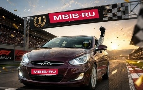 Hyundai Solaris II рестайлинг, 2011 год, 750 000 рублей, 2 фотография