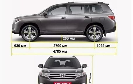 Toyota Highlander III, 2011 год, 2 100 000 рублей, 20 фотография