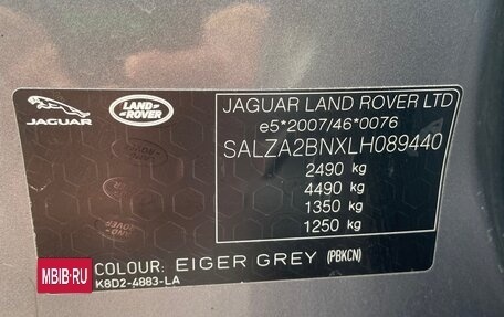 Land Rover Range Rover Evoque II, 2020 год, 3 500 000 рублей, 10 фотография