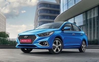 Hyundai Solaris II рестайлинг, 2018 год, 875 000 рублей, 1 фотография