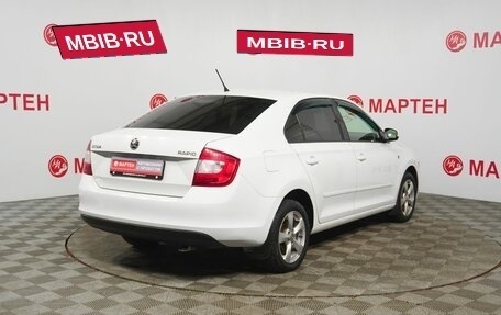 Skoda Rapid I, 2015 год, 1 010 000 рублей, 5 фотография