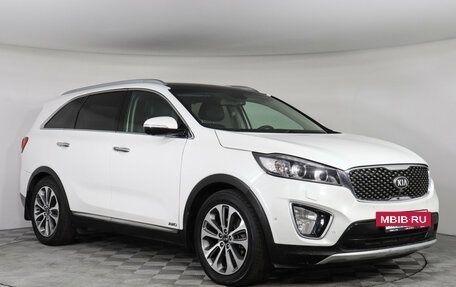 KIA Sorento III Prime рестайлинг, 2016 год, 1 890 000 рублей, 3 фотография
