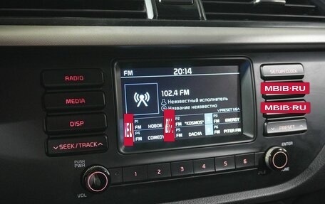 KIA Rio IV, 2017 год, 1 289 000 рублей, 12 фотография
