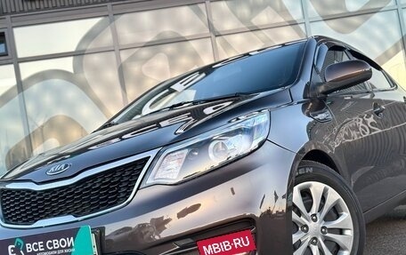 KIA Rio III рестайлинг, 2015 год, 997 000 рублей, 10 фотография