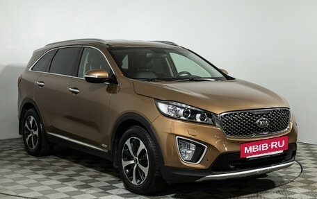 KIA Sorento III Prime рестайлинг, 2017 год, 1 899 777 рублей, 3 фотография