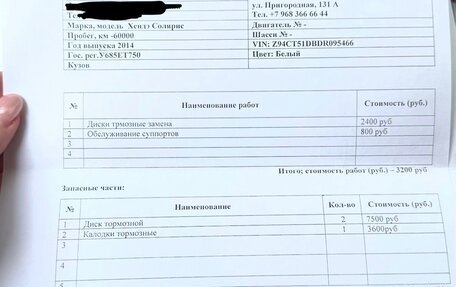 Hyundai Solaris II рестайлинг, 2014 год, 1 050 000 рублей, 21 фотография