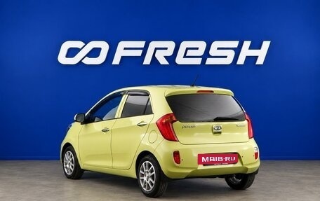 KIA Picanto II, 2012 год, 1 077 077 рублей, 2 фотография