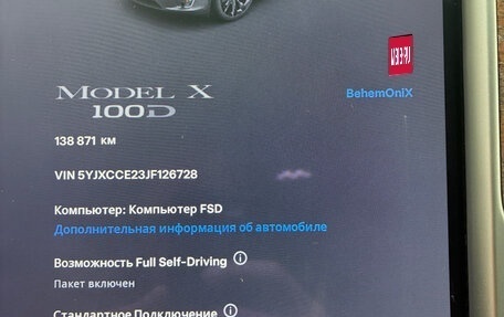 Tesla Model X I, 2018 год, 4 444 444 рублей, 22 фотография