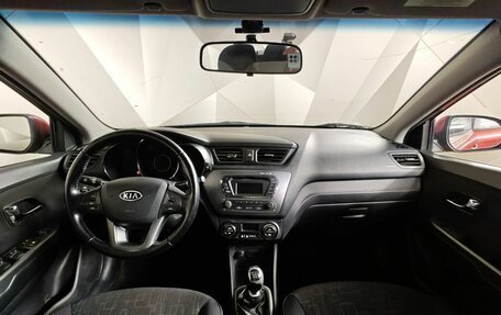 KIA Rio III рестайлинг, 2012 год, 411 000 рублей, 12 фотография
