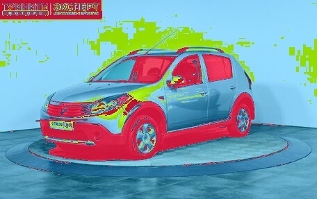 Renault Sandero I, 2014 год, 497 000 рублей, 1 фотография