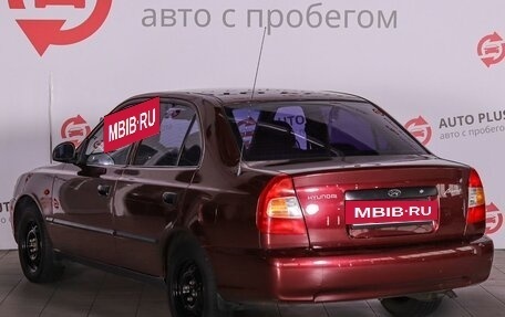 Hyundai Accent II, 2008 год, 499 000 рублей, 3 фотография