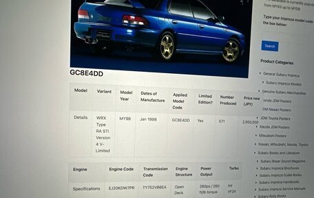 Subaru Impreza WRX STi II рестайлинг -2, 1999 год, 500 000 рублей, 8 фотография