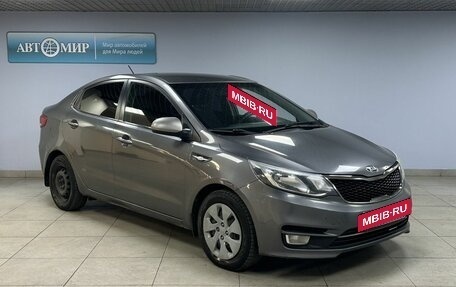 KIA Rio III рестайлинг, 2015 год, 999 000 рублей, 3 фотография