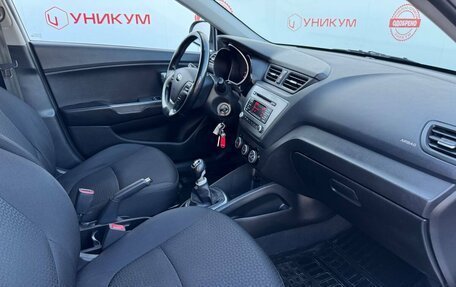 KIA Rio III рестайлинг, 2016 год, 1 249 000 рублей, 33 фотография