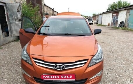Hyundai Solaris II рестайлинг, 2014 год, 1 000 000 рублей, 11 фотография