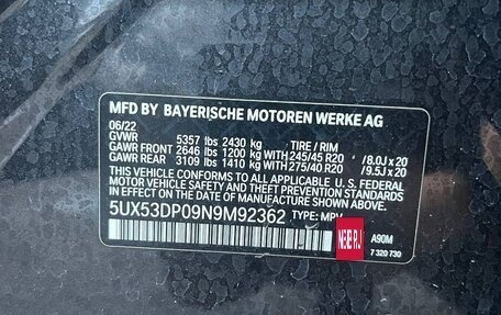 BMW X3, 2022 год, 5 690 000 рублей, 13 фотография