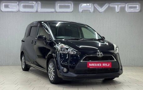 Toyota Sienta II, 2018 год, 1 390 000 рублей, 3 фотография