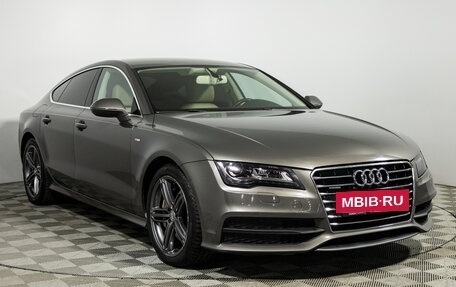 Audi A7, 2012 год, 1 499 585 рублей, 3 фотография