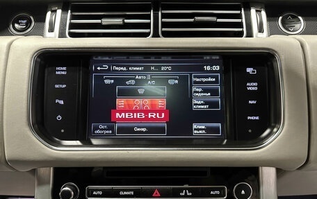 Land Rover Range Rover IV рестайлинг, 2014 год, 4 377 000 рублей, 20 фотография