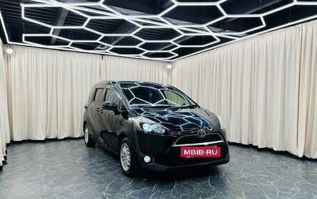 Toyota Sienta II, 2016 год, 1 379 000 рублей, 8 фотография