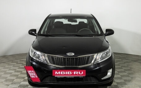 KIA Rio III рестайлинг, 2012 год, 499 777 рублей, 2 фотография