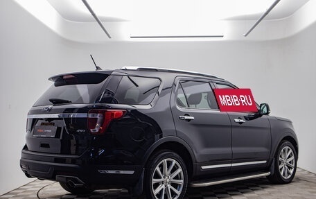 Ford Explorer V рестайлинг, 2018 год, 3 380 000 рублей, 5 фотография