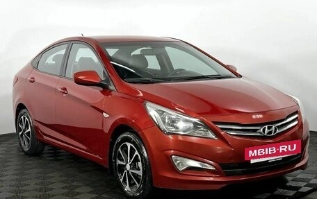 Hyundai Solaris II рестайлинг, 2015 год, 800 000 рублей, 4 фотография