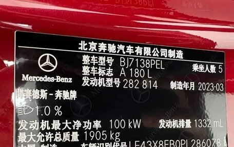Mercedes-Benz A-Класс, 2023 год, 2 150 000 рублей, 22 фотография